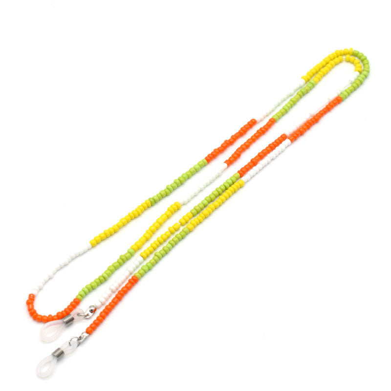 Bunte Perlen Brillen Kette Brehn