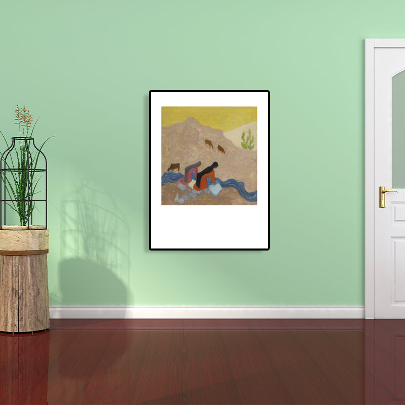 Brehn | Abstract Expressionismus Freizeit Leinwandkunst Helle Farbe Schlafzimmer Malerei, Mehrere Größen