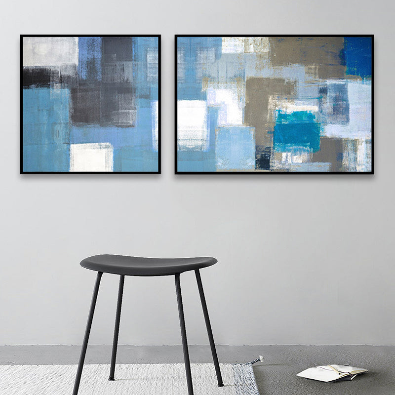 Brehn | Moderne Malerei Druck Abstrakt Leinwand Pastell Multi-Teil Wandkunst Dekor für Hotel