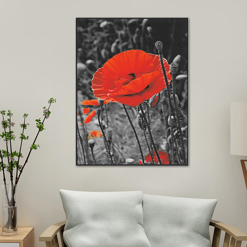 Brehn | Moderner Stil Botanische Szene Leinwand Sanfte Farbtextur Wandkunst Druck für Wohnzimmer