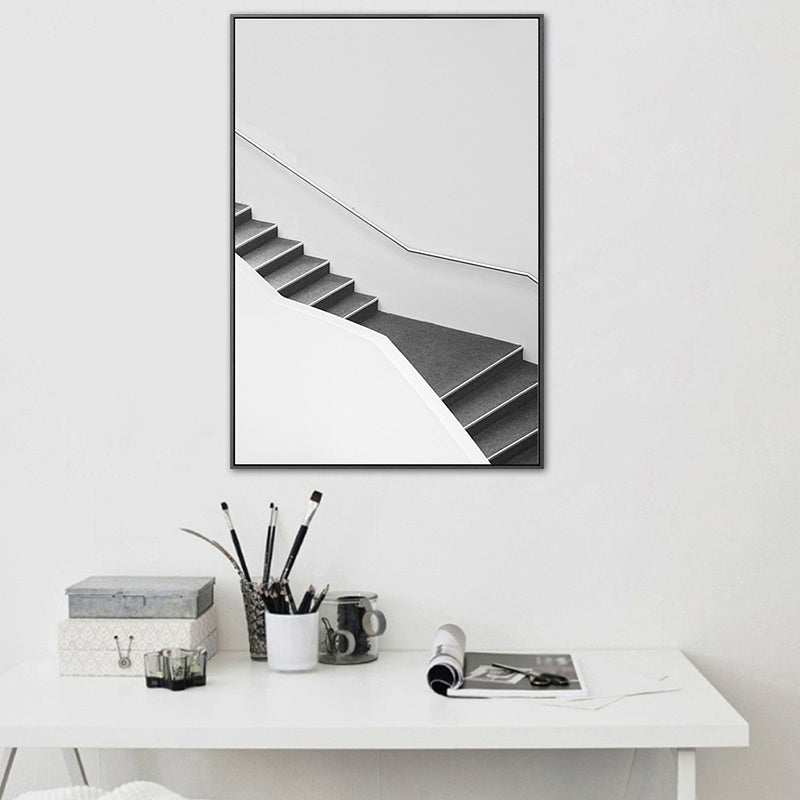 Brehn | Treppenwandkunst Dekor für das Wohnzimmer in Pastellfarbe, mehrere Größen erhältlich