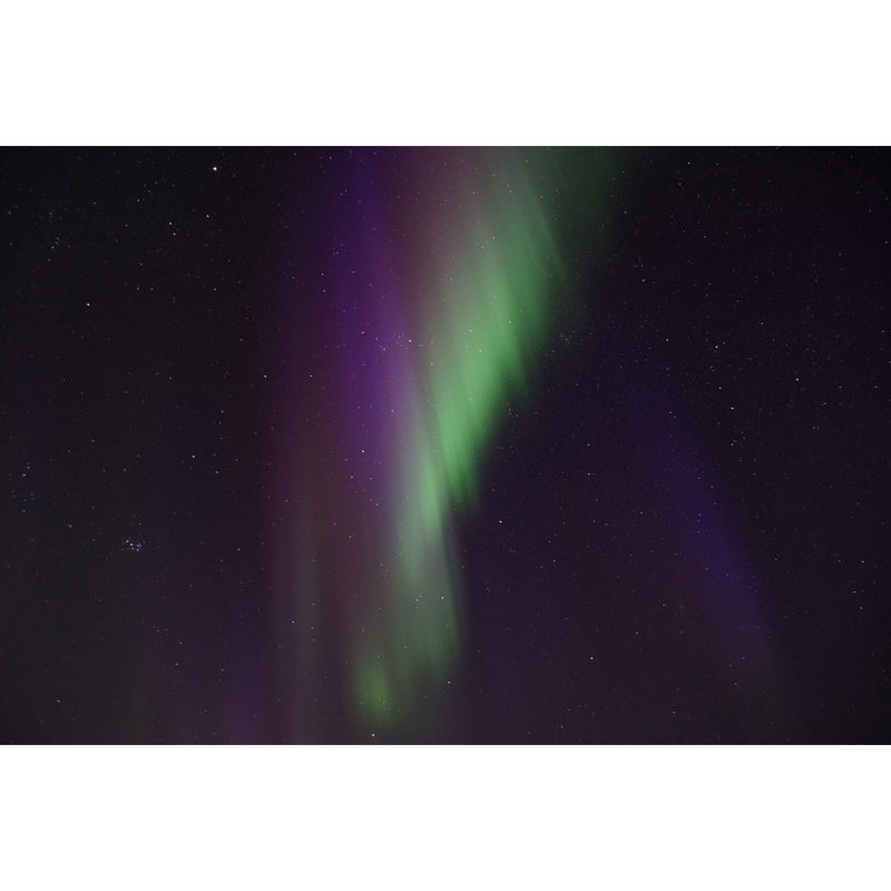 Brehn | Paarse-Groene Aurora Borealis Wand Vochtbestendige Wanddecoratie voor Woonkamer