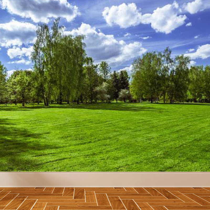 Brehn | Large Sky Landscape Wall Art Contemporary Natural Landscape Wall Decoration in Pastel Colors