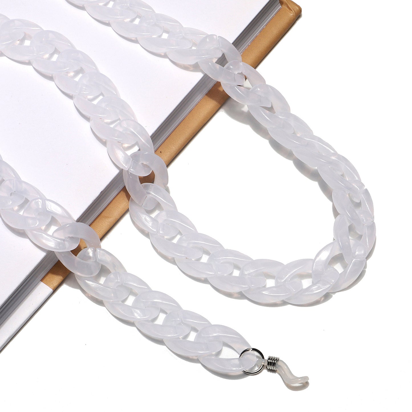 Chunky Acryl Brille Kette Brehn 1787367687