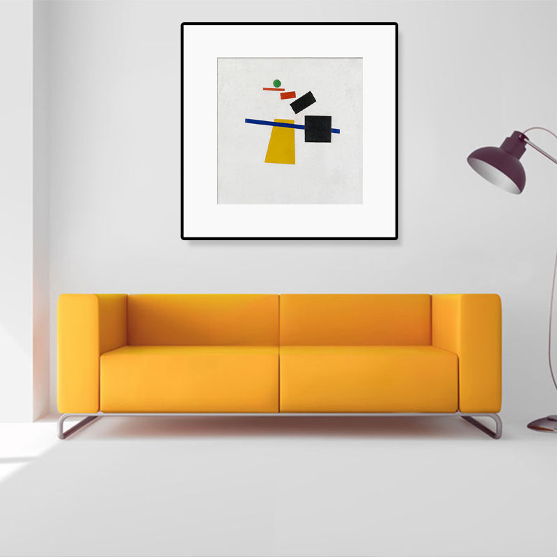 Brehn | Stillleben Leinwand Wandkunst Abstrakter Expressionismus Geometrie Malerei in Pastellfarbe