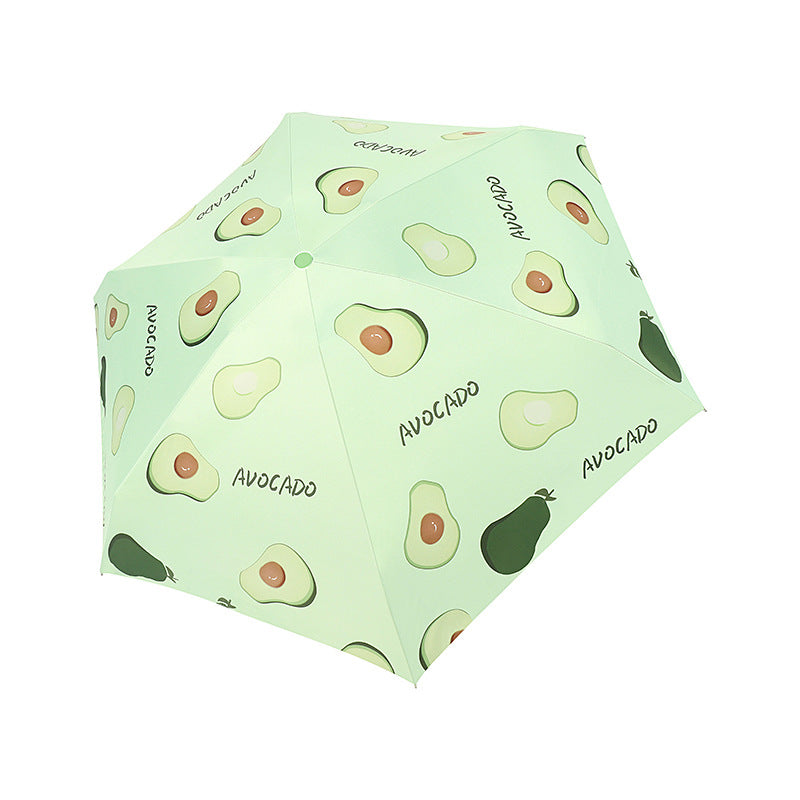 Damen Faltregenschirm mit frischem Obstdesign Brehn