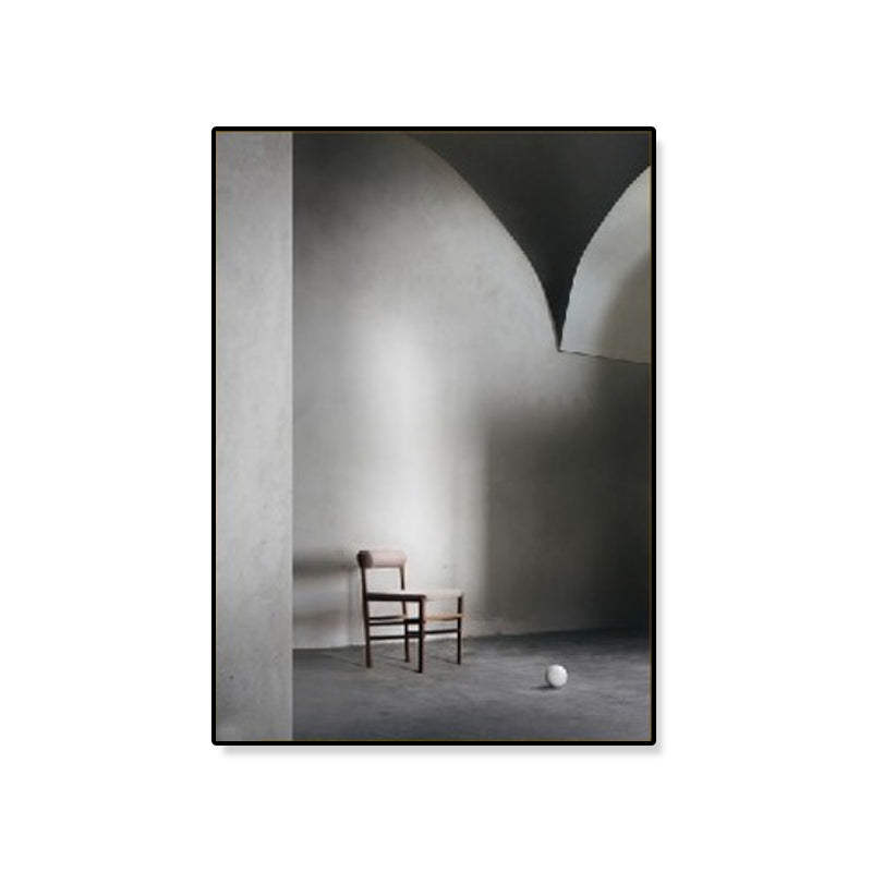 Brehn | Arched Door Szenen Wandkunst Set Sanfte Farben Moderner Stil Leinwanddruck für das Familienzimmer