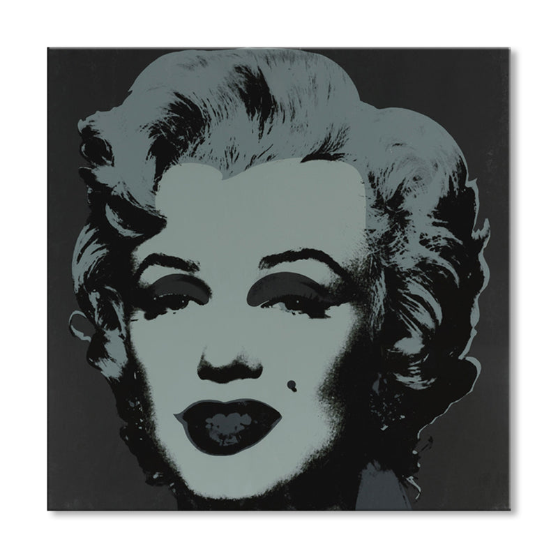 Brehn | Marilyn Monroe Leinwandhaus Innenmalerei Figur Wandkunstdruck in sanften Farben, Texturiert