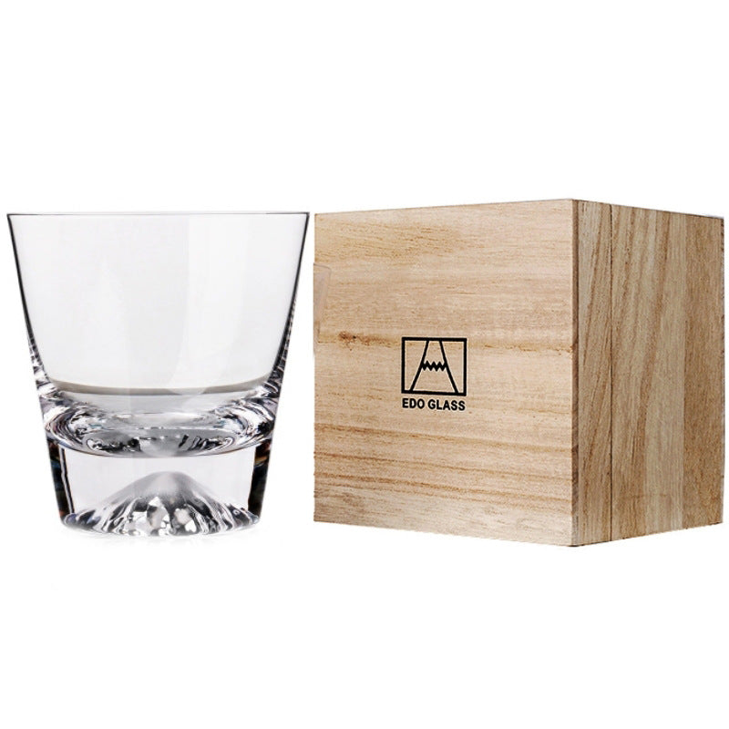 Japanischer Mount Fuji Whisky Glas Sets (Schneegipfel Edition) | Brehn