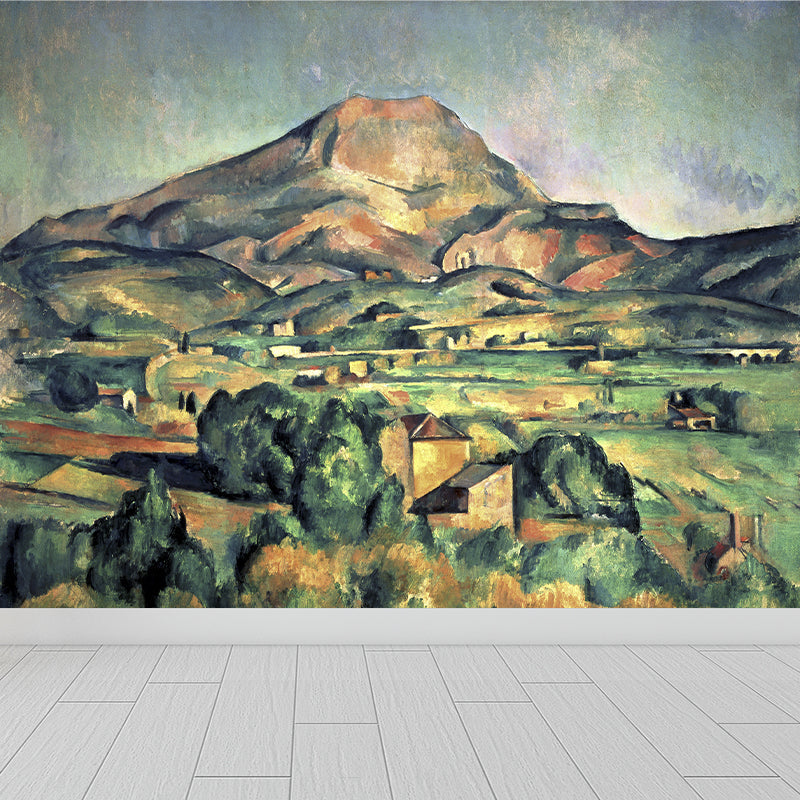 Brehn | Moderne Scenery Schilderij Muur Muurschildering Zachte Kleur Abstracte Muurbedekking voor Thuis, Aangepaste Print