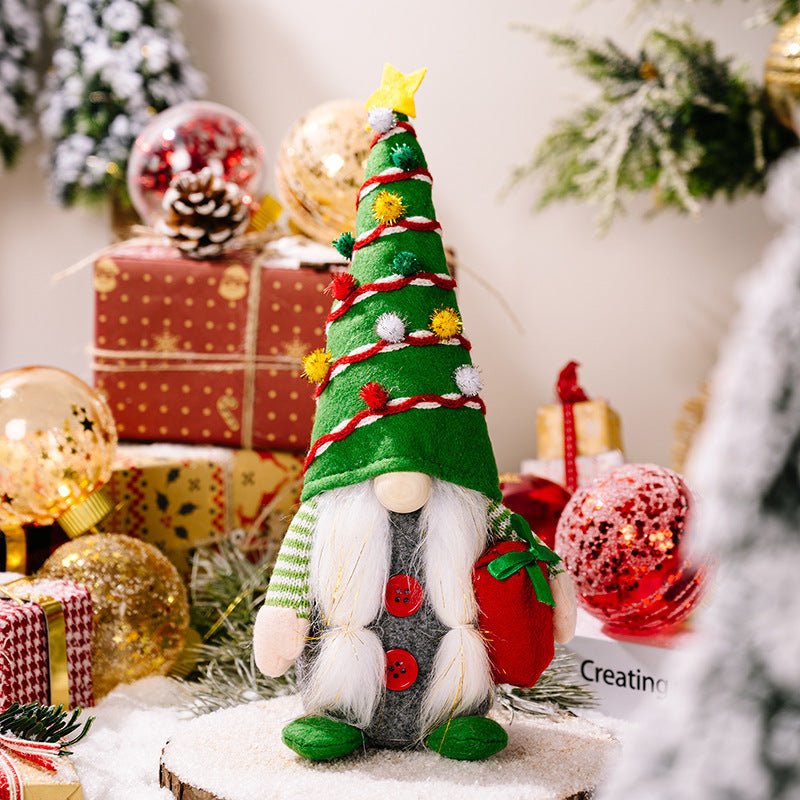 Weihnachts-Wichtel mit Geschenk, 30 cm