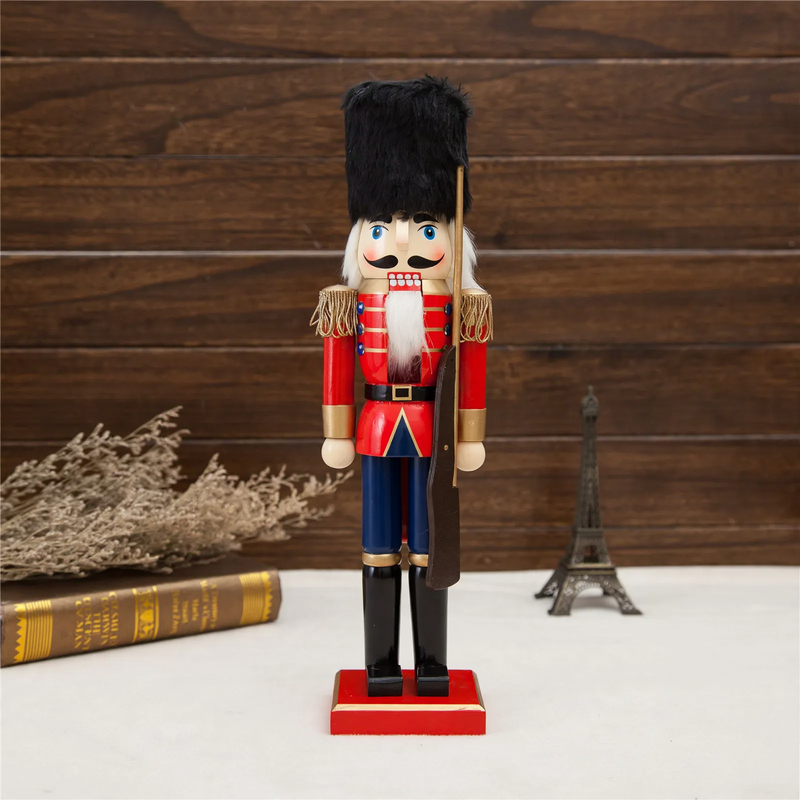 Klassischer Nussknacker-Soldat, 38 cm
