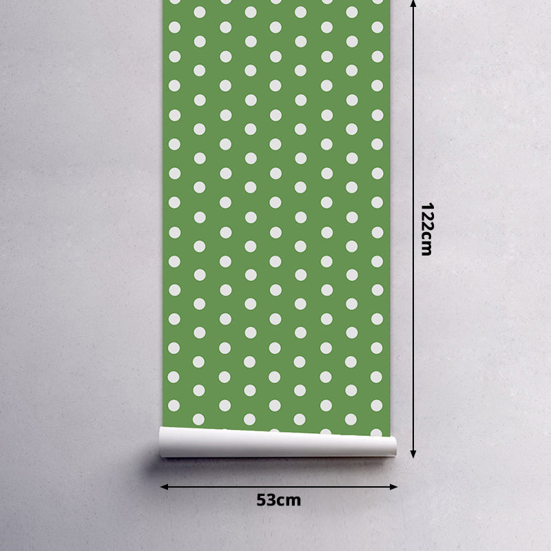 Brehn | Punkte Tapetenpaneele Abziehen und Aufkleben Kinder-Spielzimmer Wandverkleidung, 4' L x 20,5" B