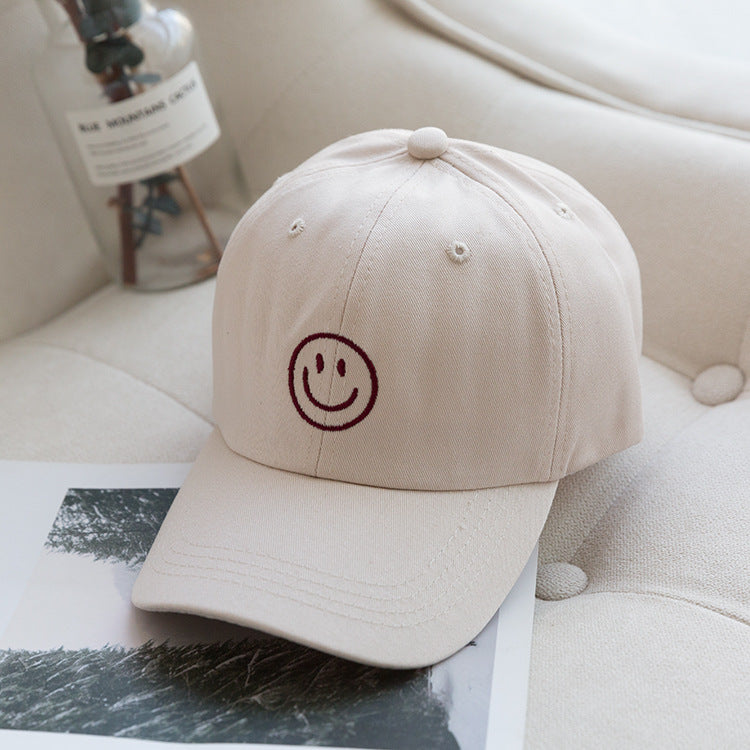 Damen verstellbare Smiley bestickte Kappe Brehn