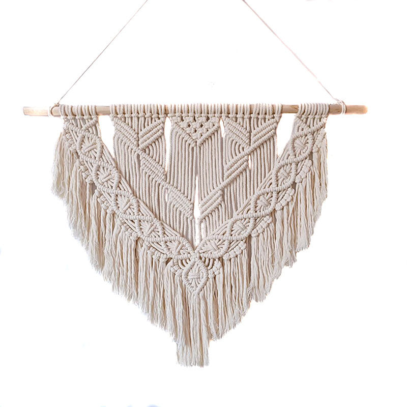 Bohemian Makramee Fransen Wandbehang Brehn