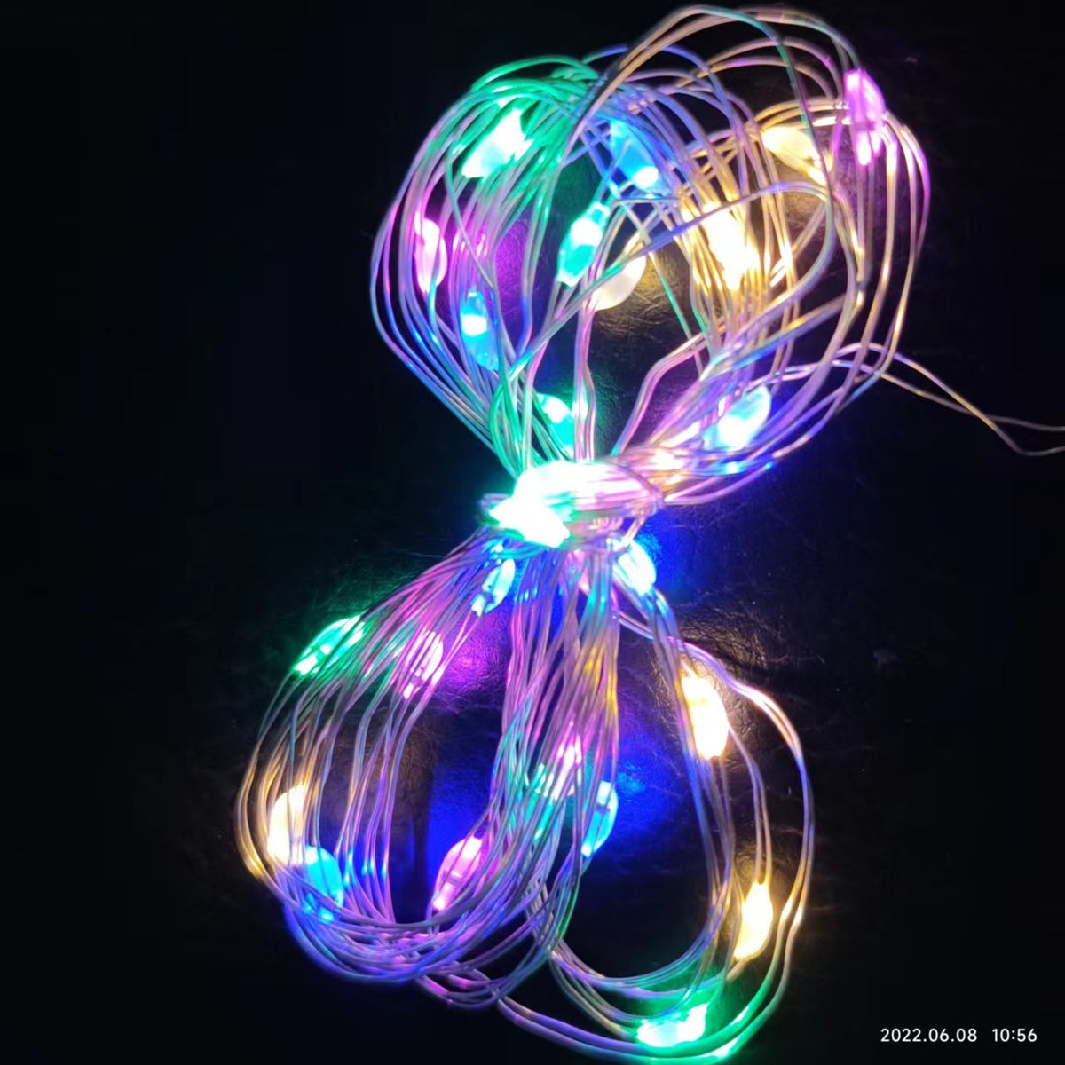 LED-Lichterkette mit Kugeln, 3 m