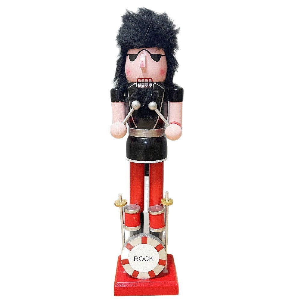 Nussknacker-Figur aus Holz mit Umhang, 38 cm