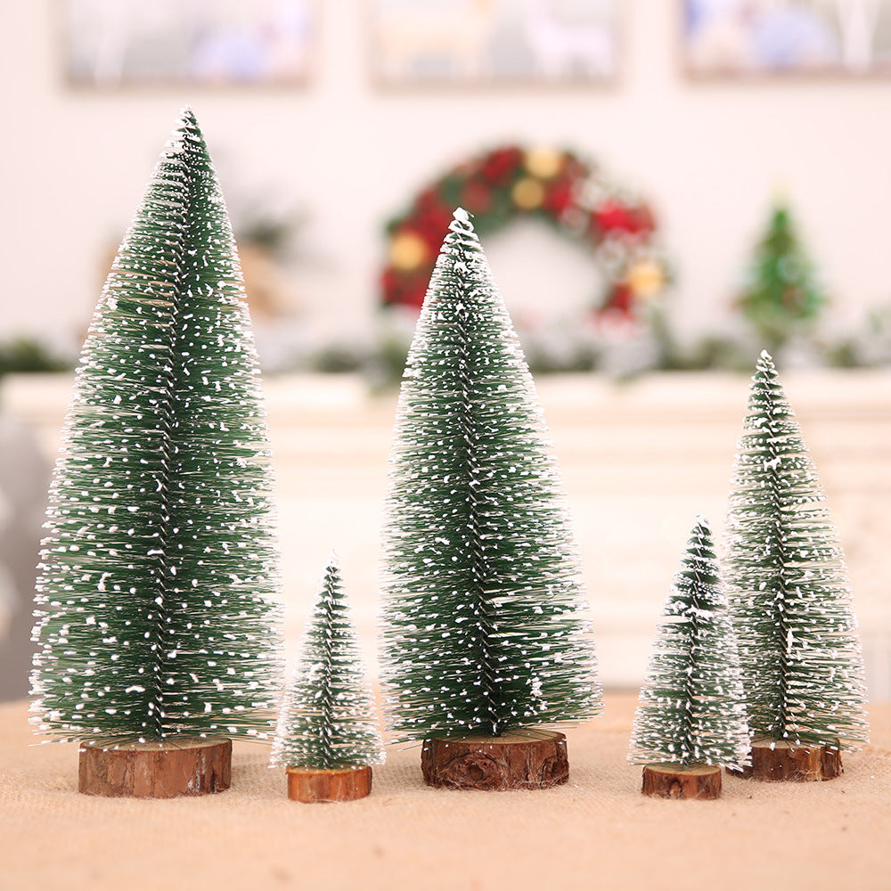 Mini-Weihnachtsbaum mit Kunstschnee, verschiedene Größen