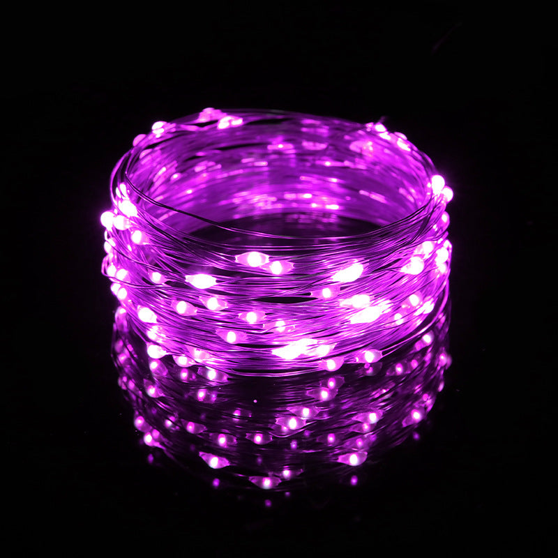 LED-Sternen-Lichterkette, Kupferdraht