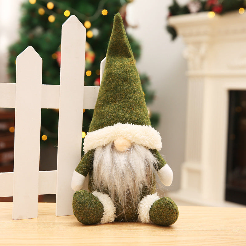 Weihnachts-Wichtel Dekofigur, Stoff