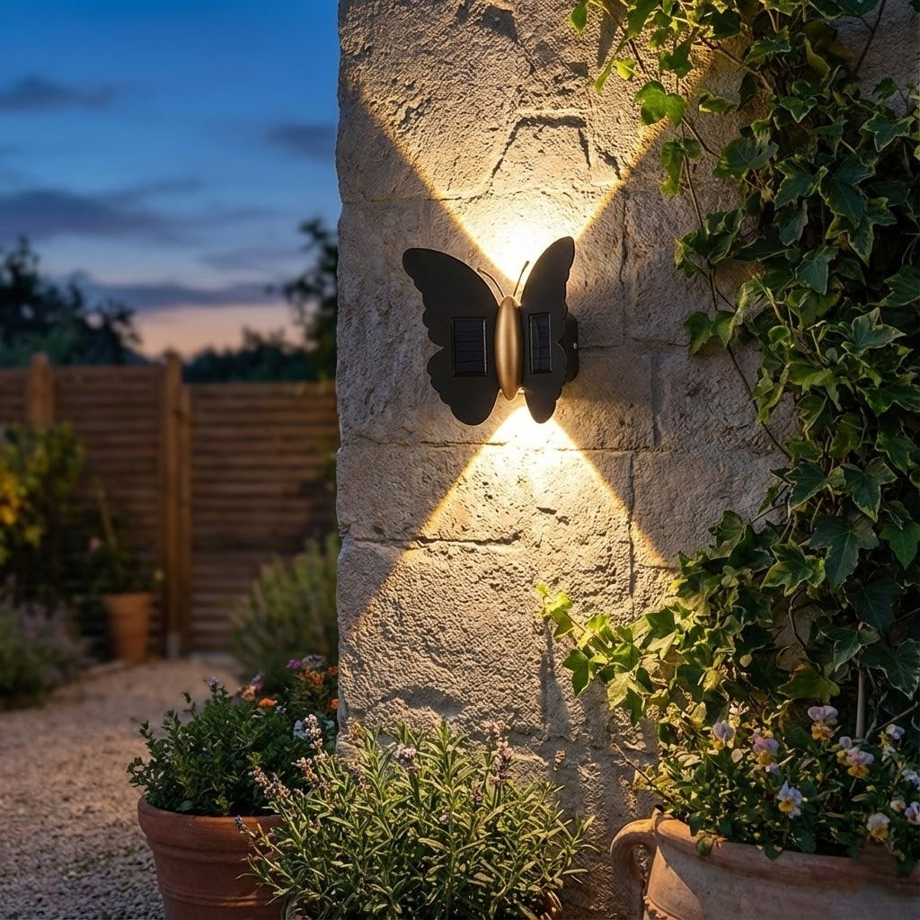 Butterfly Life Solarbetriebene Außenlampe | Brehn
