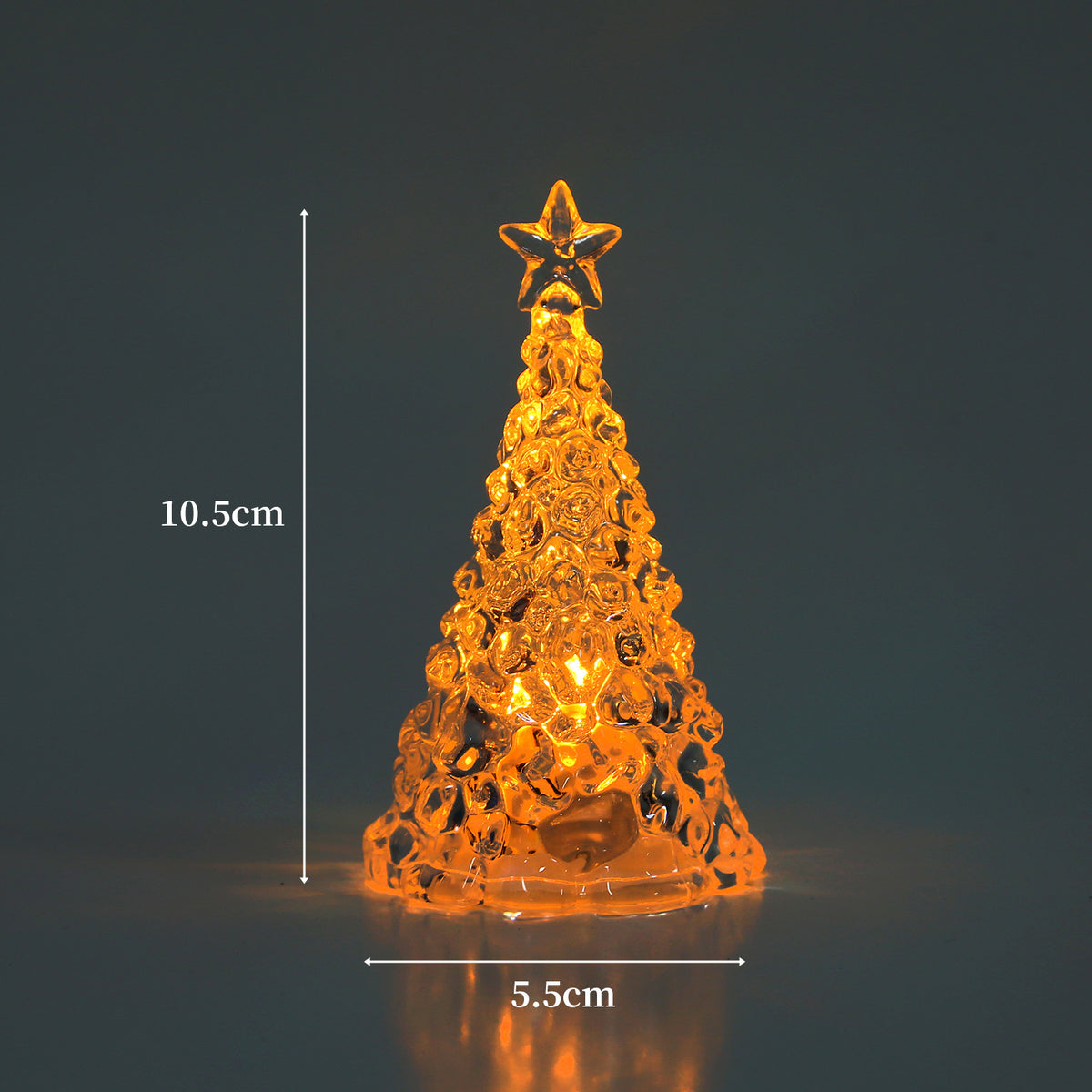 LED-Nachtlicht in Stern-Weihnachtsbaum-Form