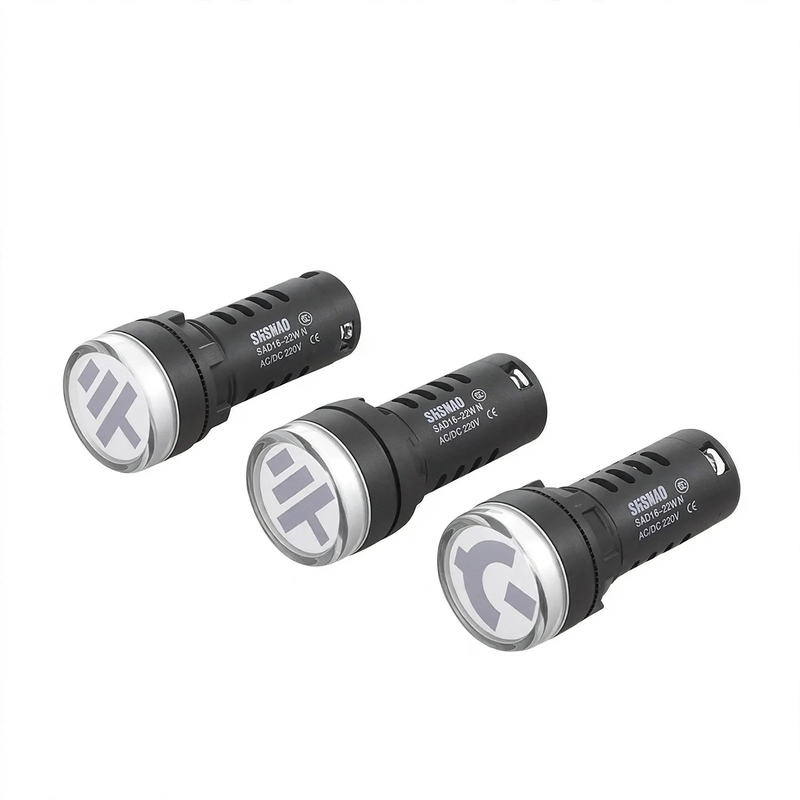 Runde zweifarbige LED-Erdungsanzeige, 22 mm