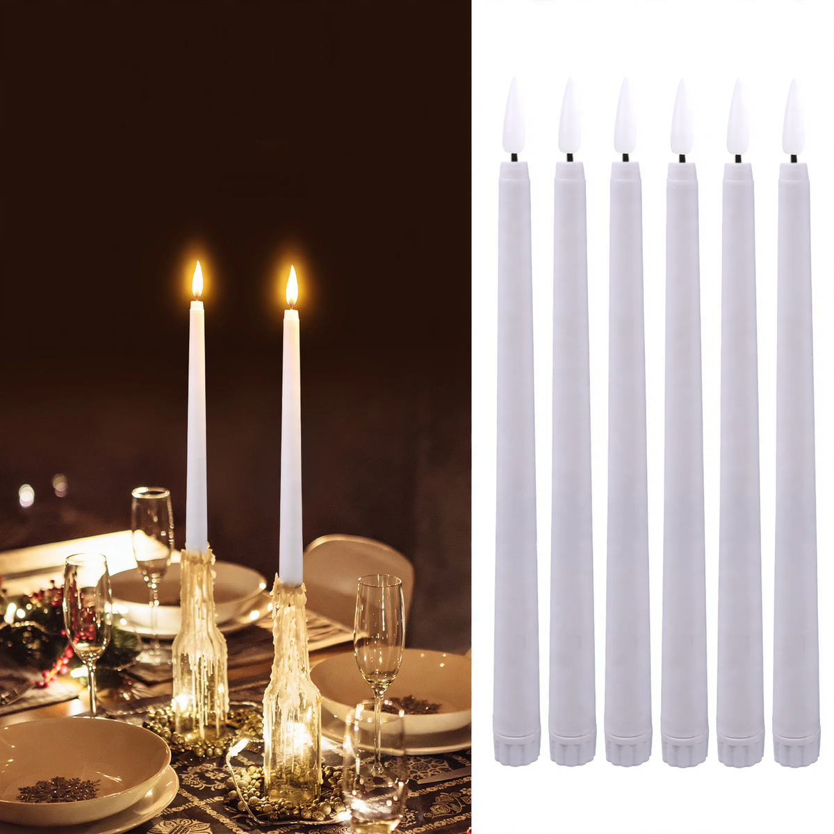 LED-Stabkerze mit Fernbedienung
