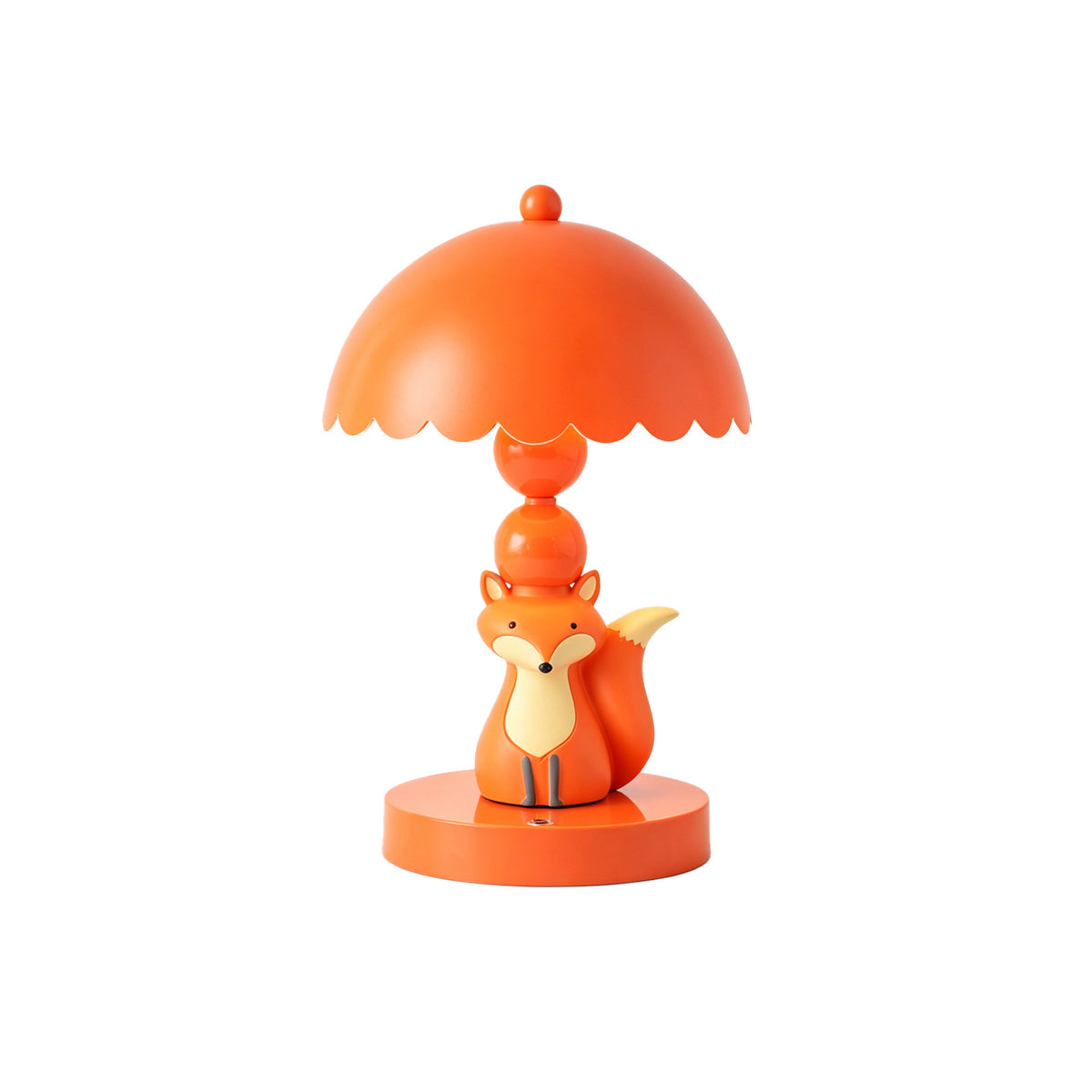 Cartoon-Fuchs-Tischlampe mit Farbwechsel
