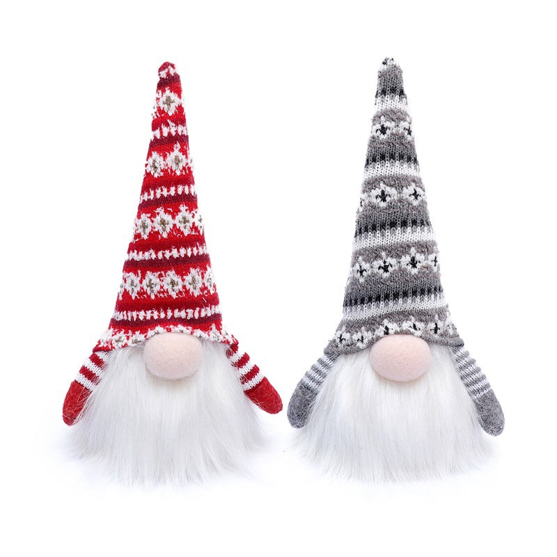 Weihnachts-Wichtel mit LED-Beleuchtung, Stoff