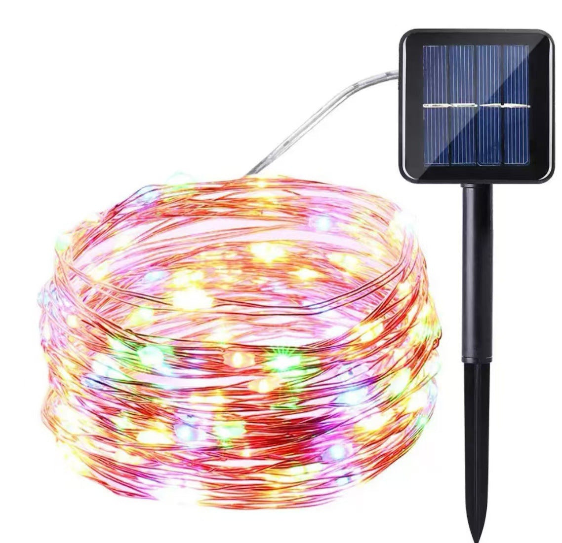 LED-Kupferdraht-Lichterkette mit Fernbedienung und 8 Funktionen