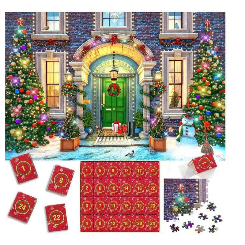 Brehn | Weihnachts-Adventskalender Überraschungs-Bausteinset
