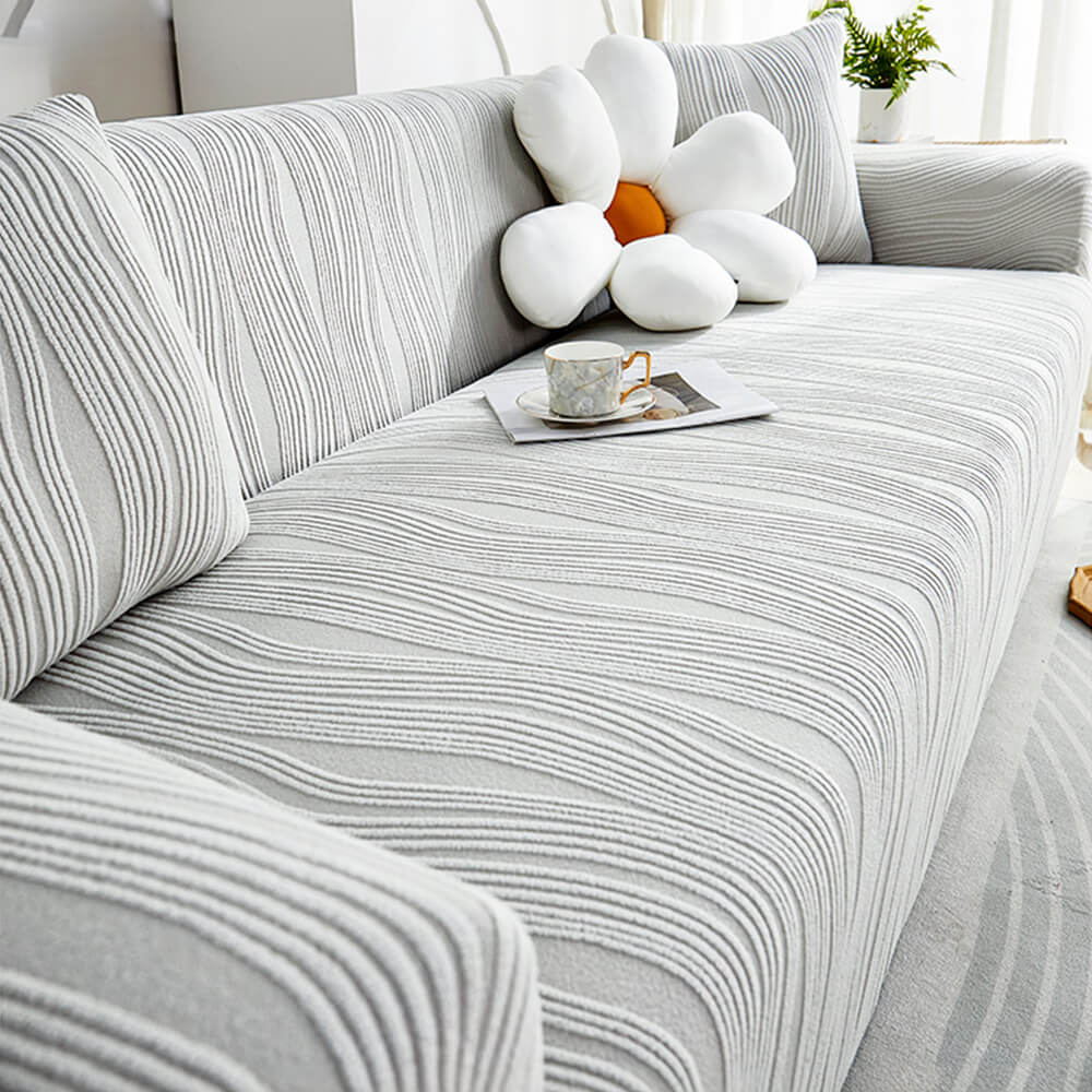 Jacquard Stretch Vollabdeckung Anti-Kratzer Couchbezug Weich Tierfreundlich | Brehn