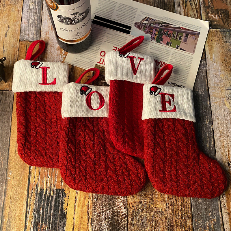 Brehn | Weihnachtsbrief Stricksocke