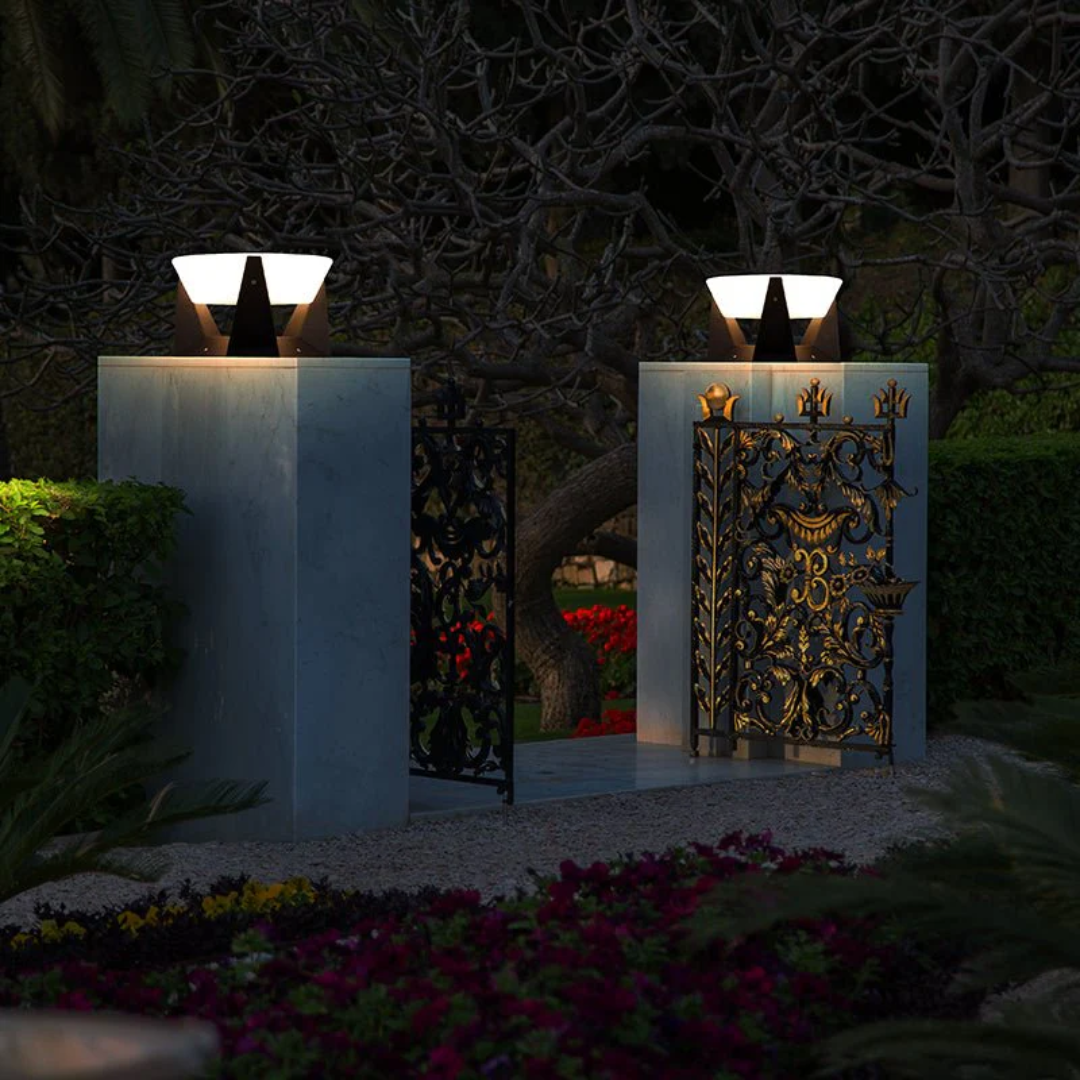 Brehn | Stylische solarbetriebene Außenlampe