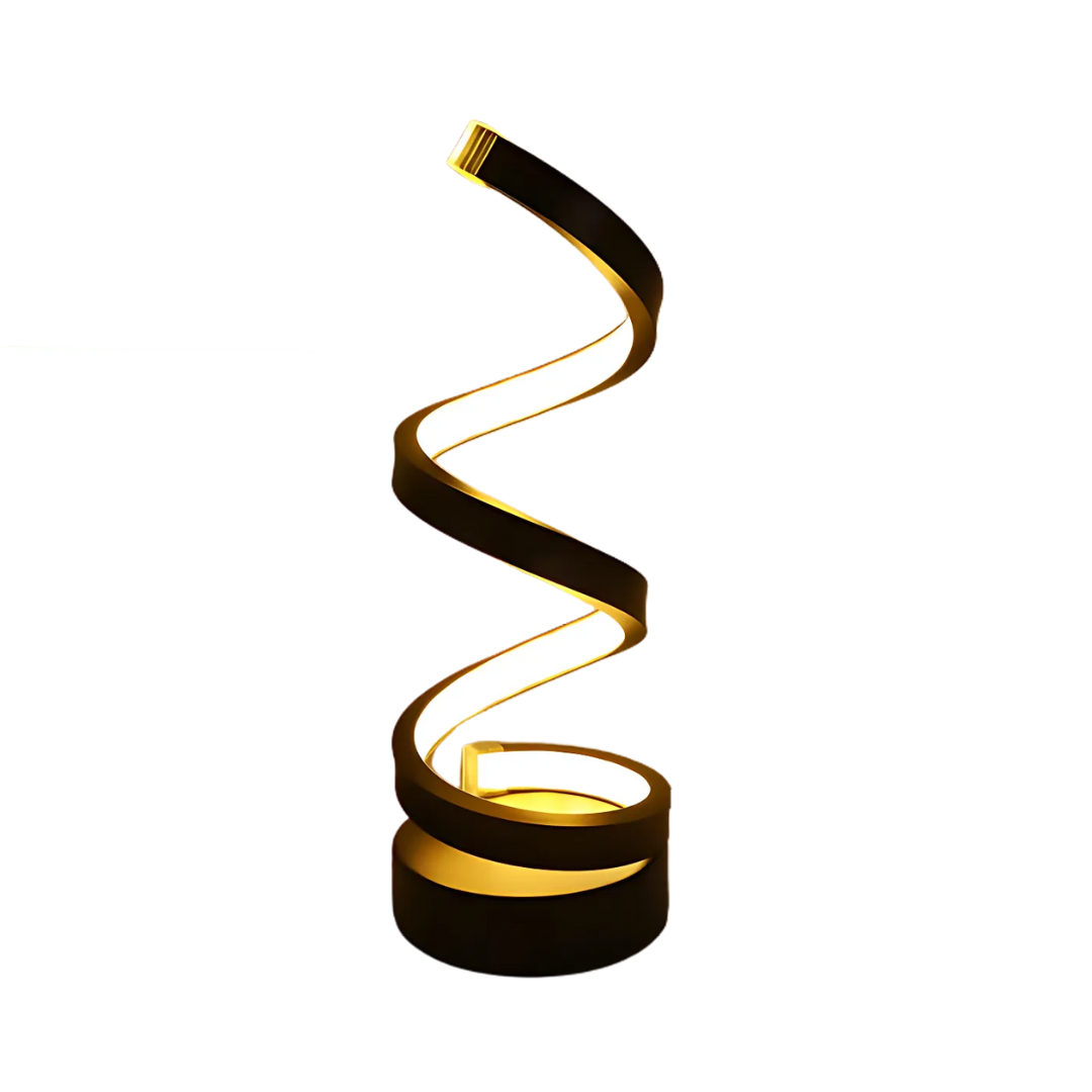 Brehn | LED-Tischlampe mit Spiraldesign