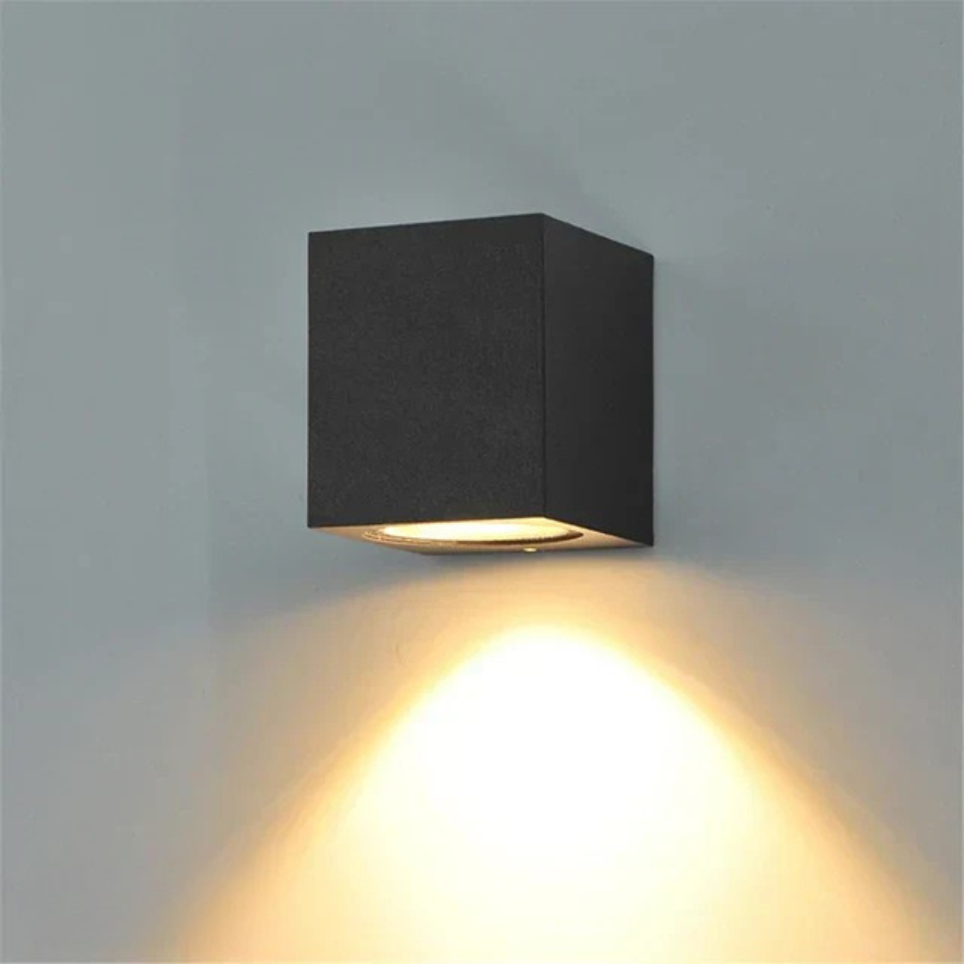 Brehn | Moderne Außenwandleuchte LED Schwarz