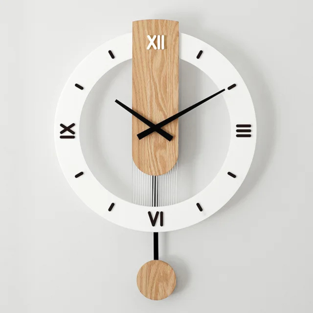 Brehn | Elegante große Uhr für das Wohnzimmer