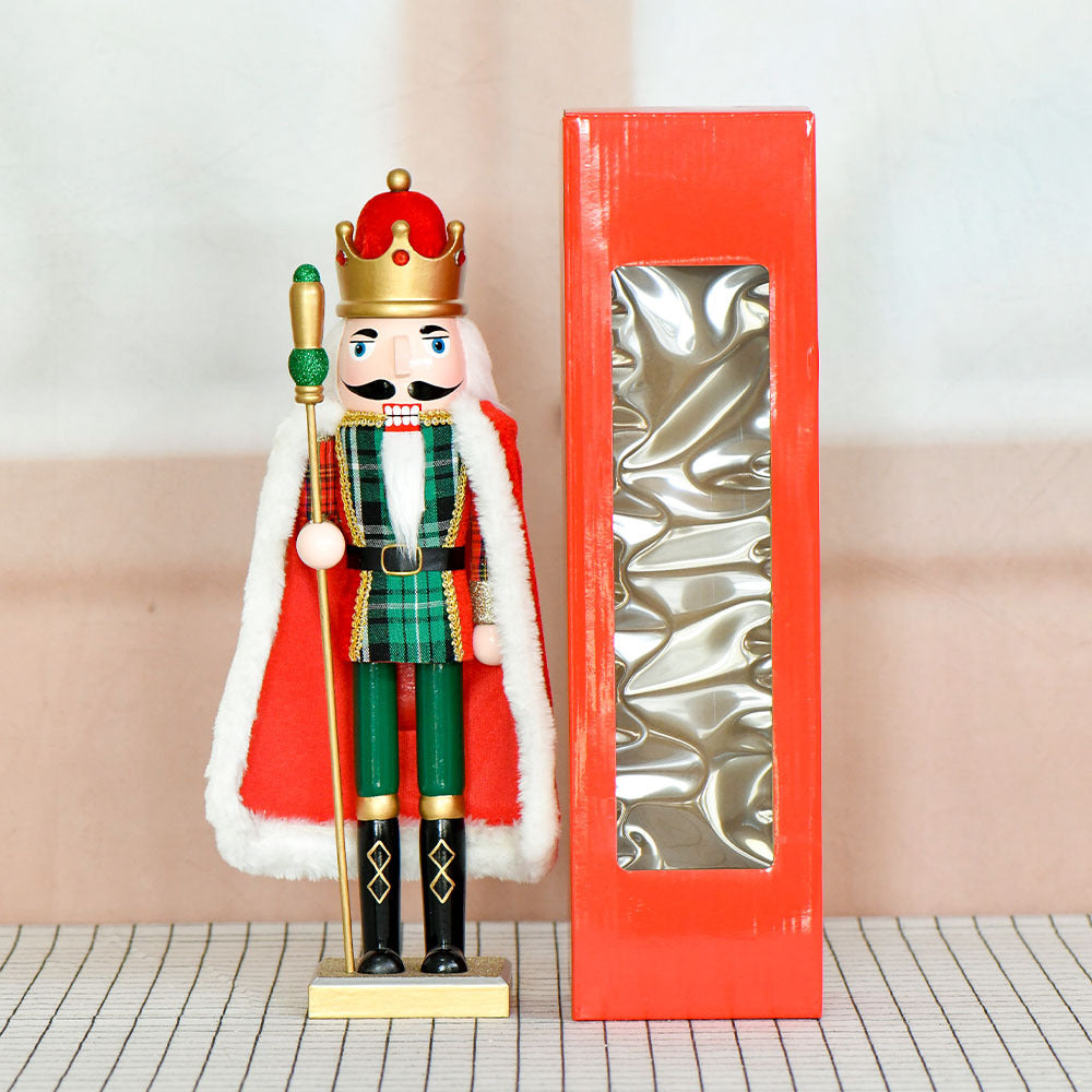 Nussknacker-Figur, König, 38 cm, Holz, handbemalt