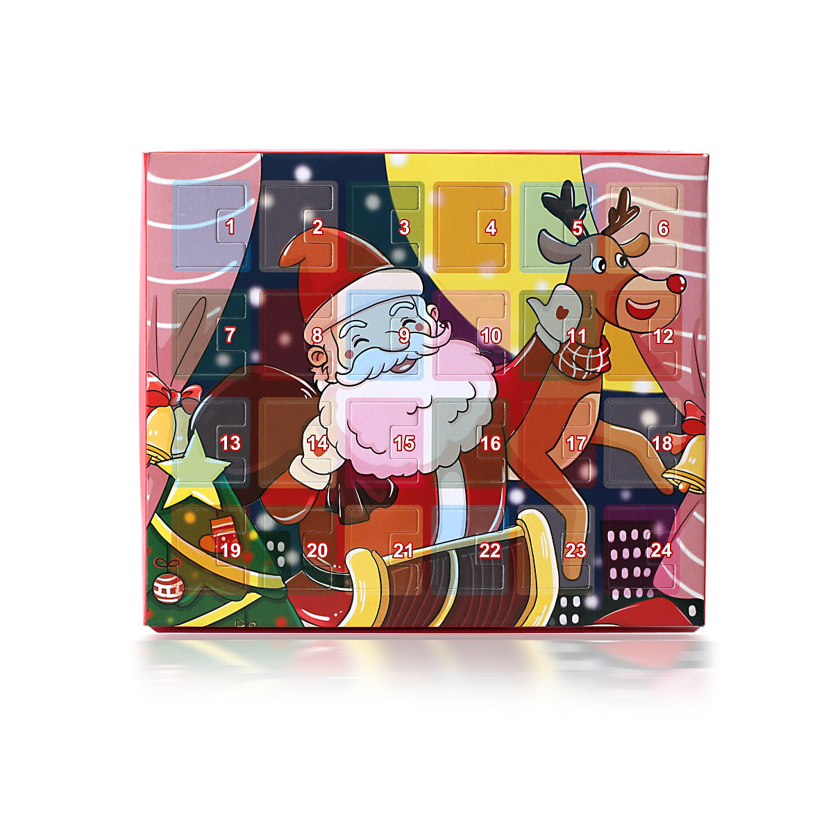Weihnachts-Adventskalender mit DIY-Schmuckset