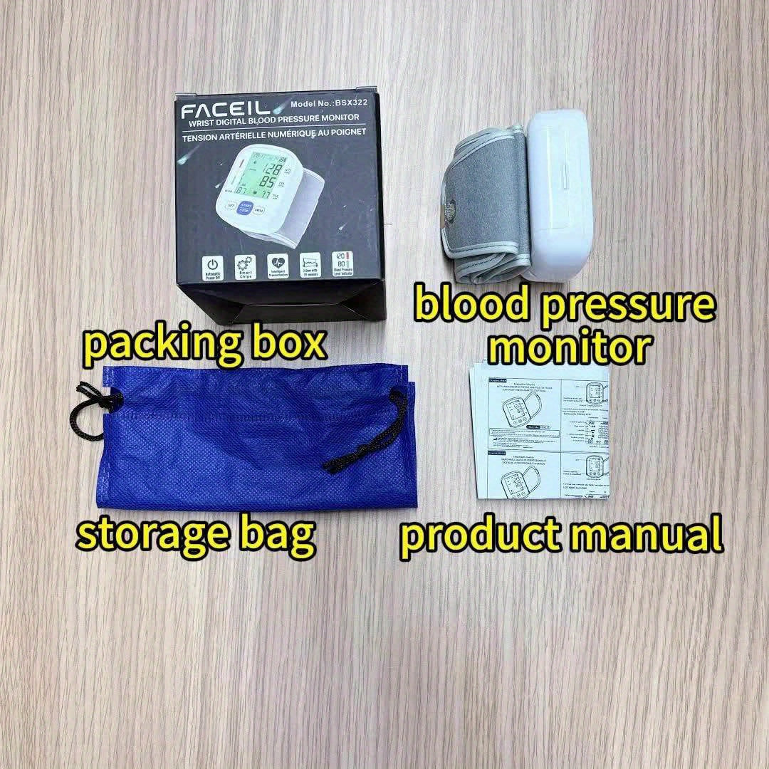 Handgelenk-Blutdruckmessgerät mit beleuchtetem Display | Brehn