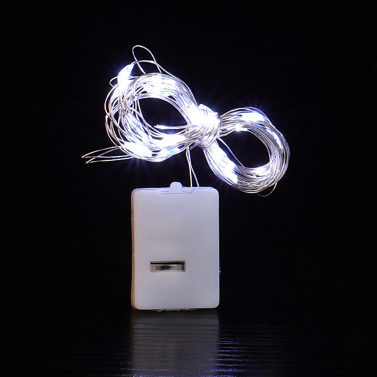 LED-Draht-Lichterkette mit Batteriebetrieb