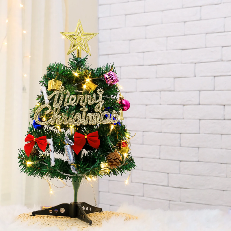 Mini-Weihnachtsbaum Set mit Beleuchtung