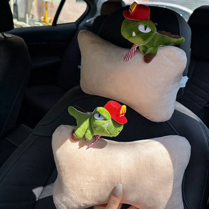 Autokopfstütze mit Dinosaurier-Design