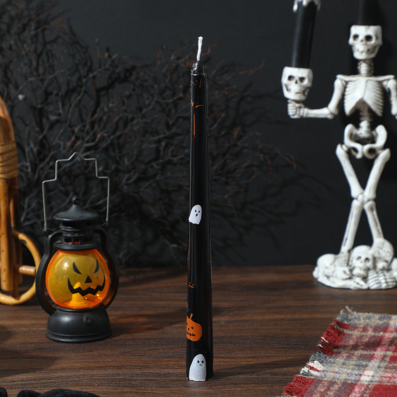 Halloween-Duftkerze, 25 cm, mit Motiven