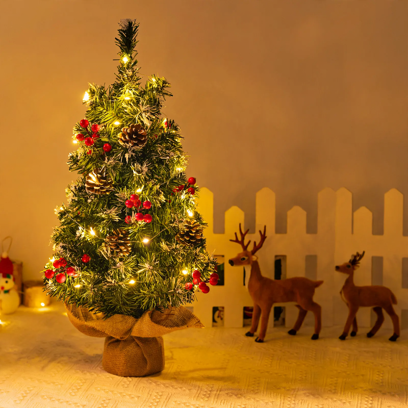 Mini-Weihnachtsbaum, PVC, Tischdekoration