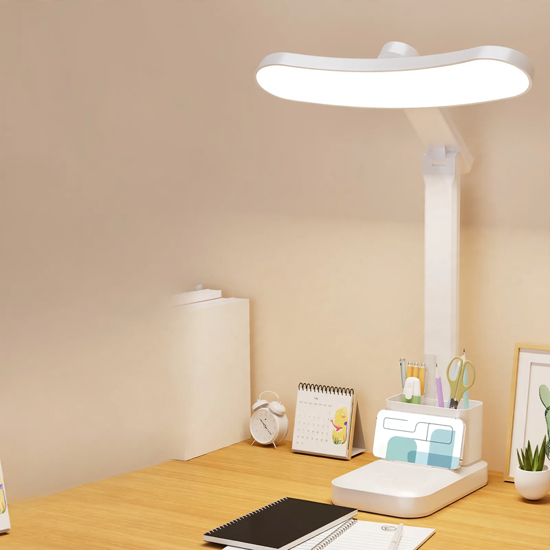 LED-Schreibtischleuchte, faltbar, mit einstellbarer Lichtfarbe