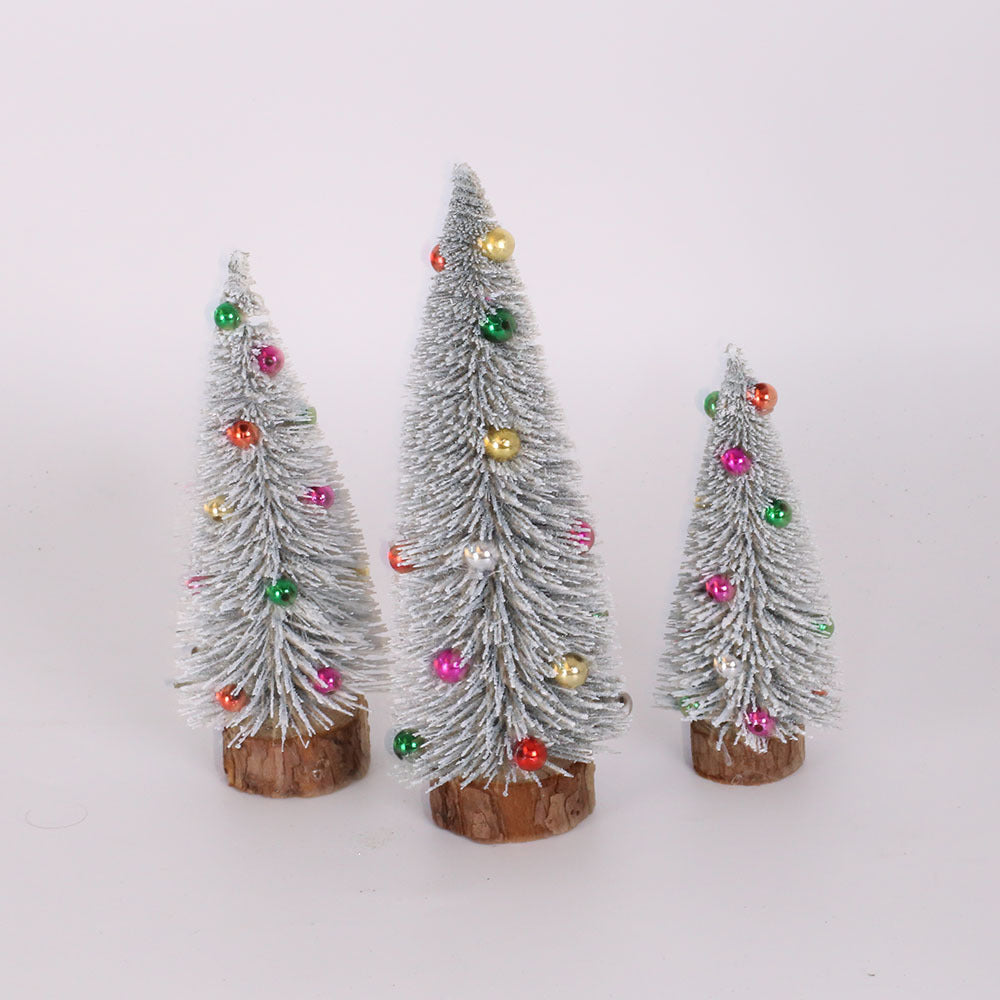 Mini-Weihnachtsbaum aus Kiefernnadeln, verschiedene Farben