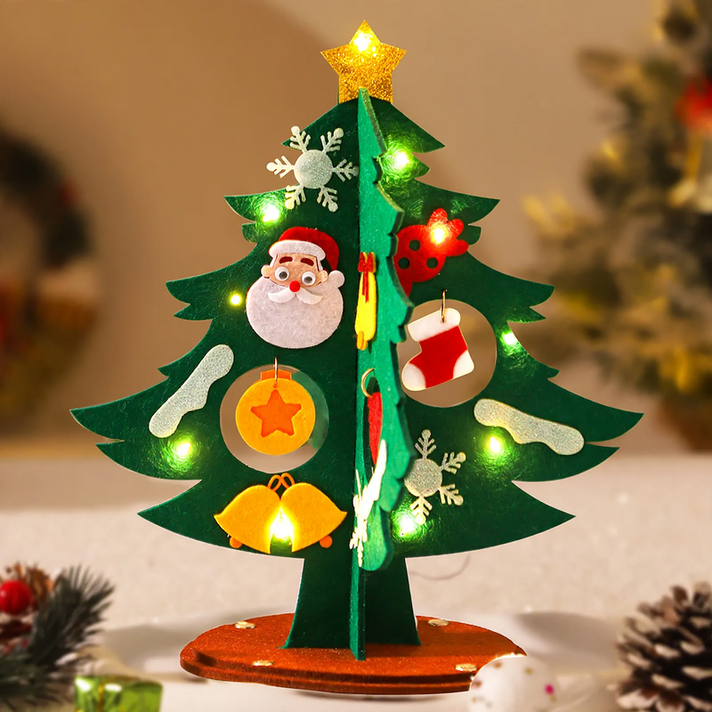 DIY-Weihnachtsbaum aus Stoff zum Basteln