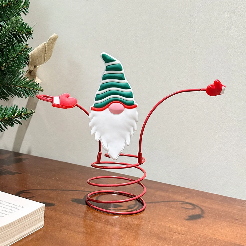 Weihnachtliche Weinflaschenhalter aus Metall